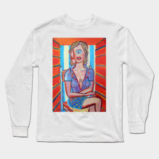 Series of paintings, woman's head Long Sleeve T-Shirt